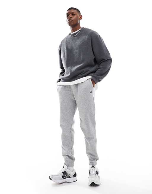 Trousers Jj Rebel Slim Fit In Gray