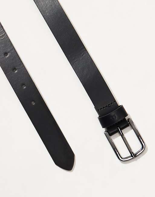 Bershka Plain Belt In Black
