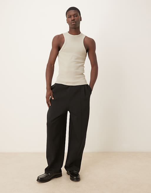 Trousers Asos Design Oversized Balloon In Black