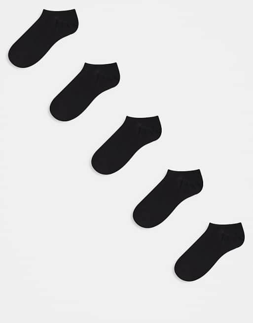 Men ARKET 5-pack sneaker socks in black