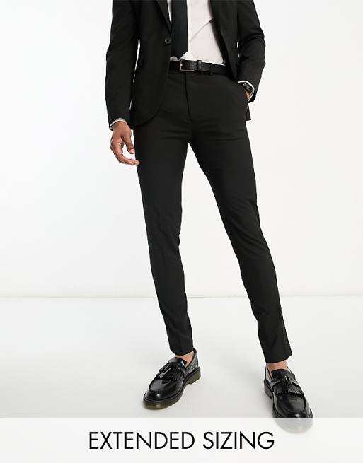 Chino Asos Design Black Skinny Fit Pant