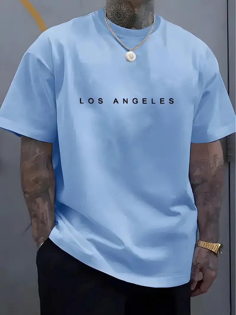 Men'S Trendy Round-Neck T-Shirt