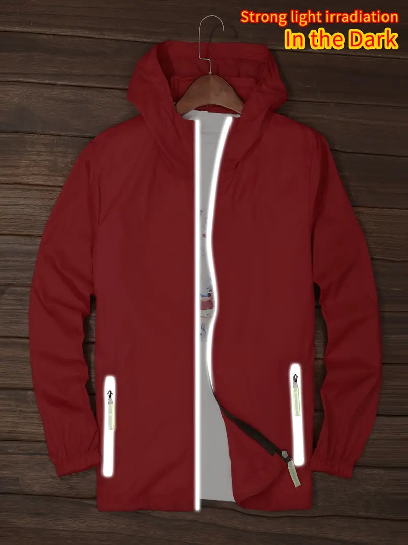 Men's Lightweight UV Protection Hooded Jacket