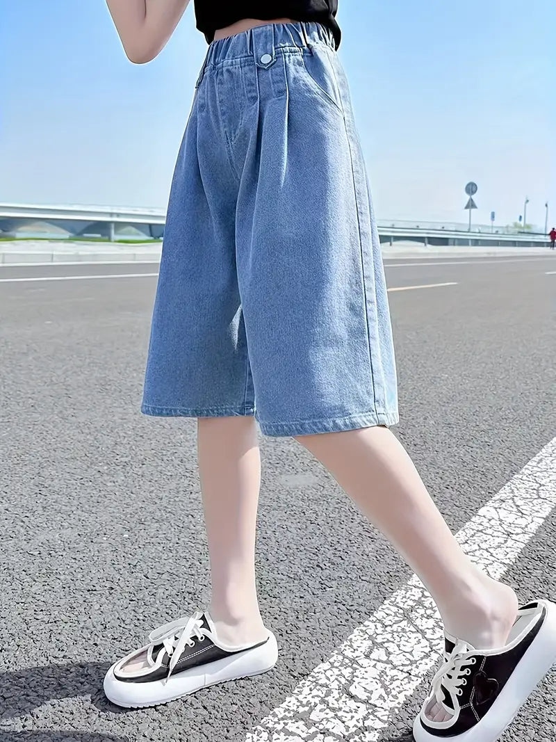 Summer New Fashion Children's Jeans Pants Shorts