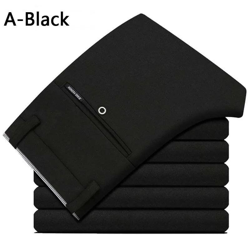 Men's Summer Business Casual Suit Trousers
