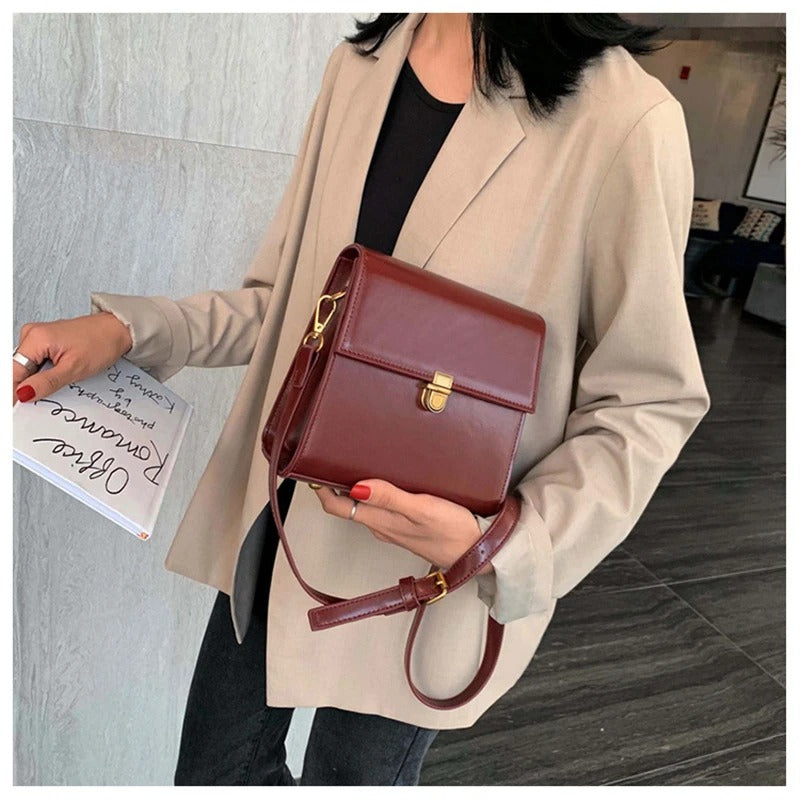Vintage Mini Square Crossbody Shoulder Bag