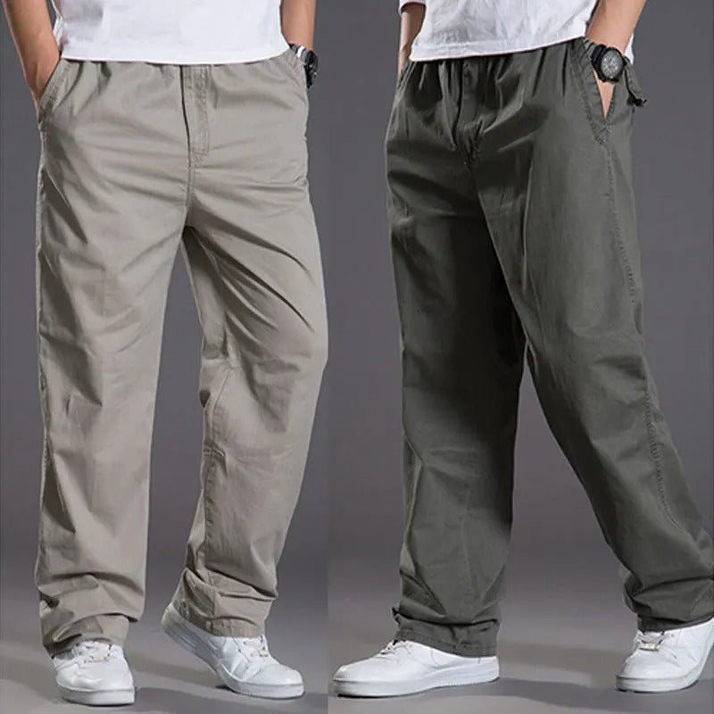 Men’s Cargo Cotton Chino Jogger Pants