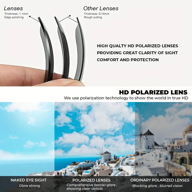 3 Pairs Of Men'S and Women'S Polarised Glasses