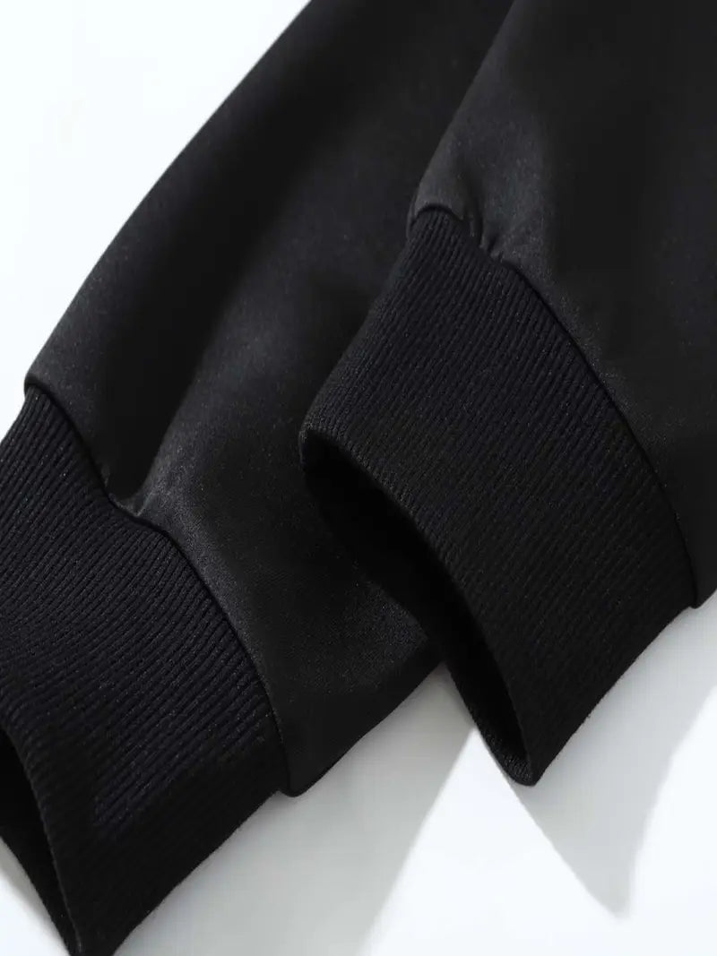 Men's Slim-Fit Casual Stand Collar Jacket