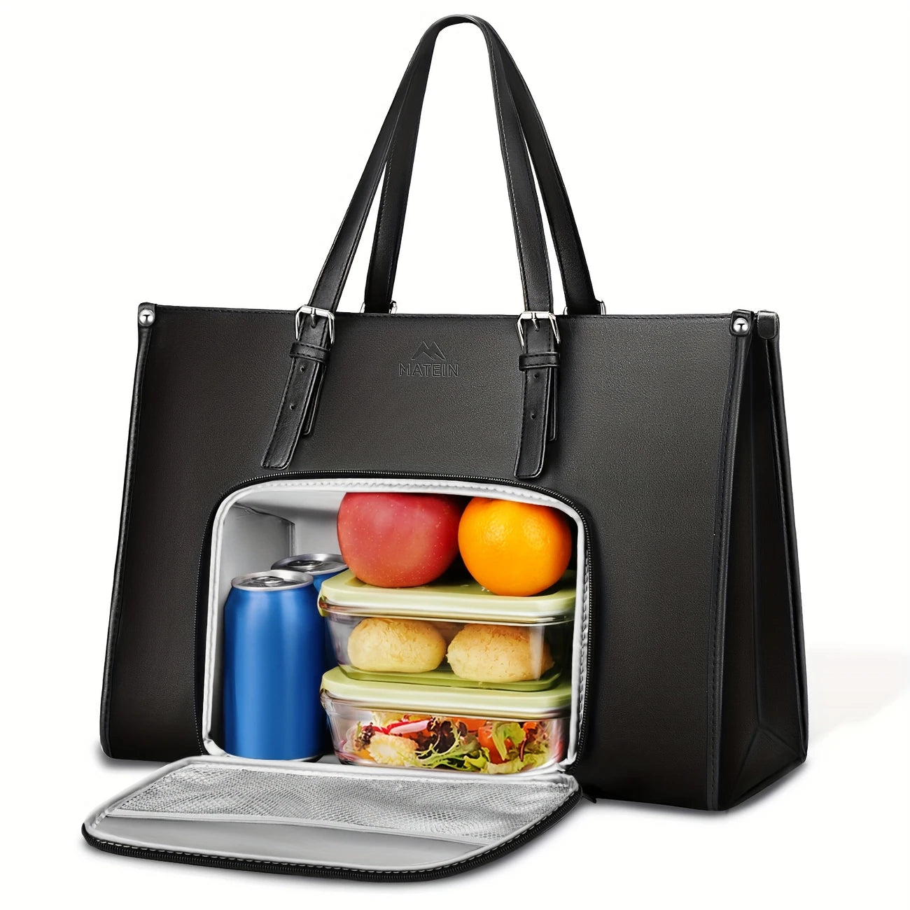 Women, High Quality Work Purse with Leak-Proof Lunch Compartment, Suitable for Office, Business