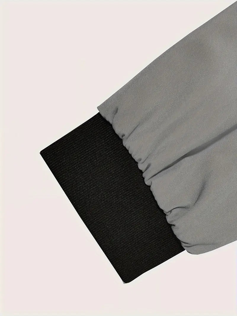 Men's Solid Sports Jacket with Pockets