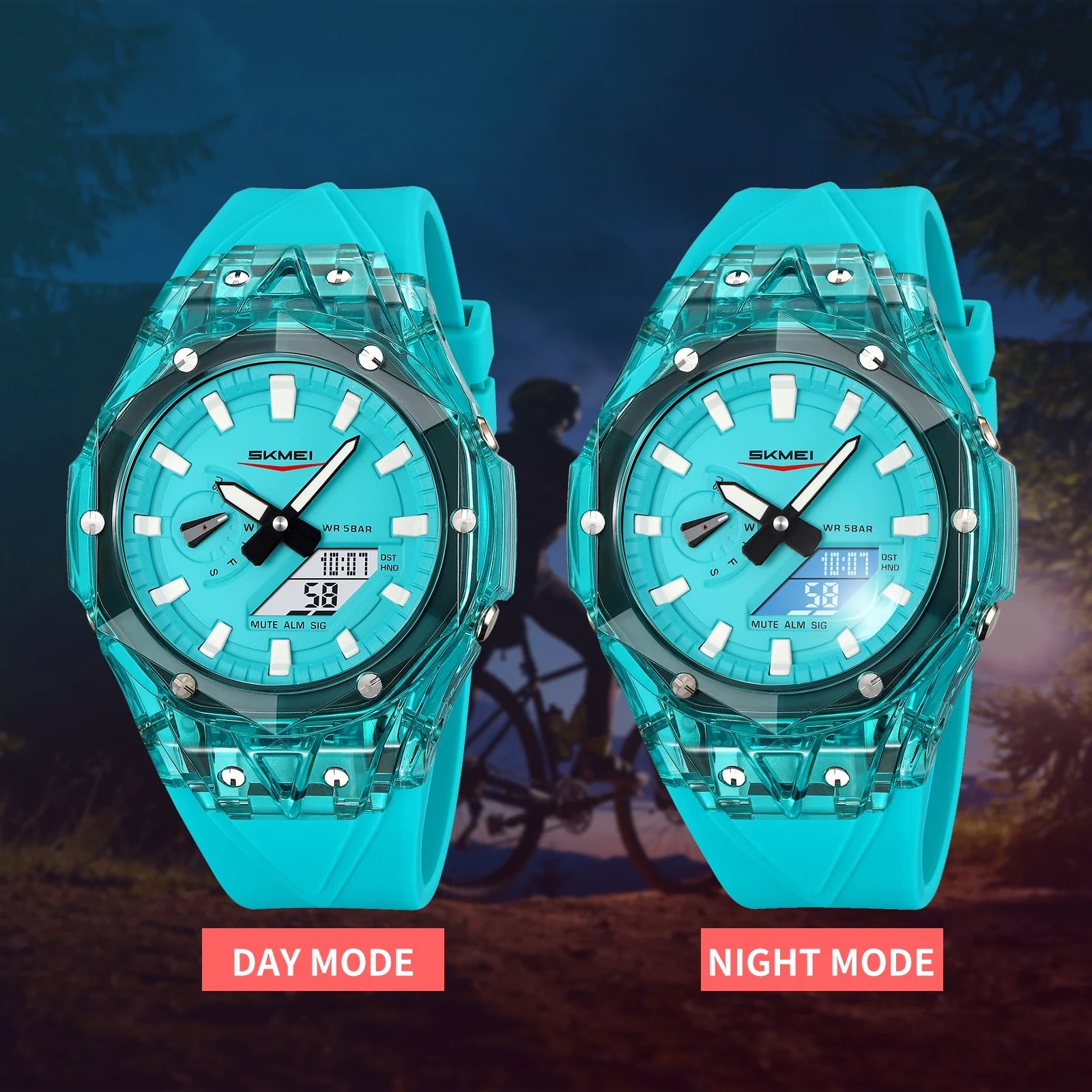 SKMEI Mens Digital Watch Sports Military Multifunctional Watches