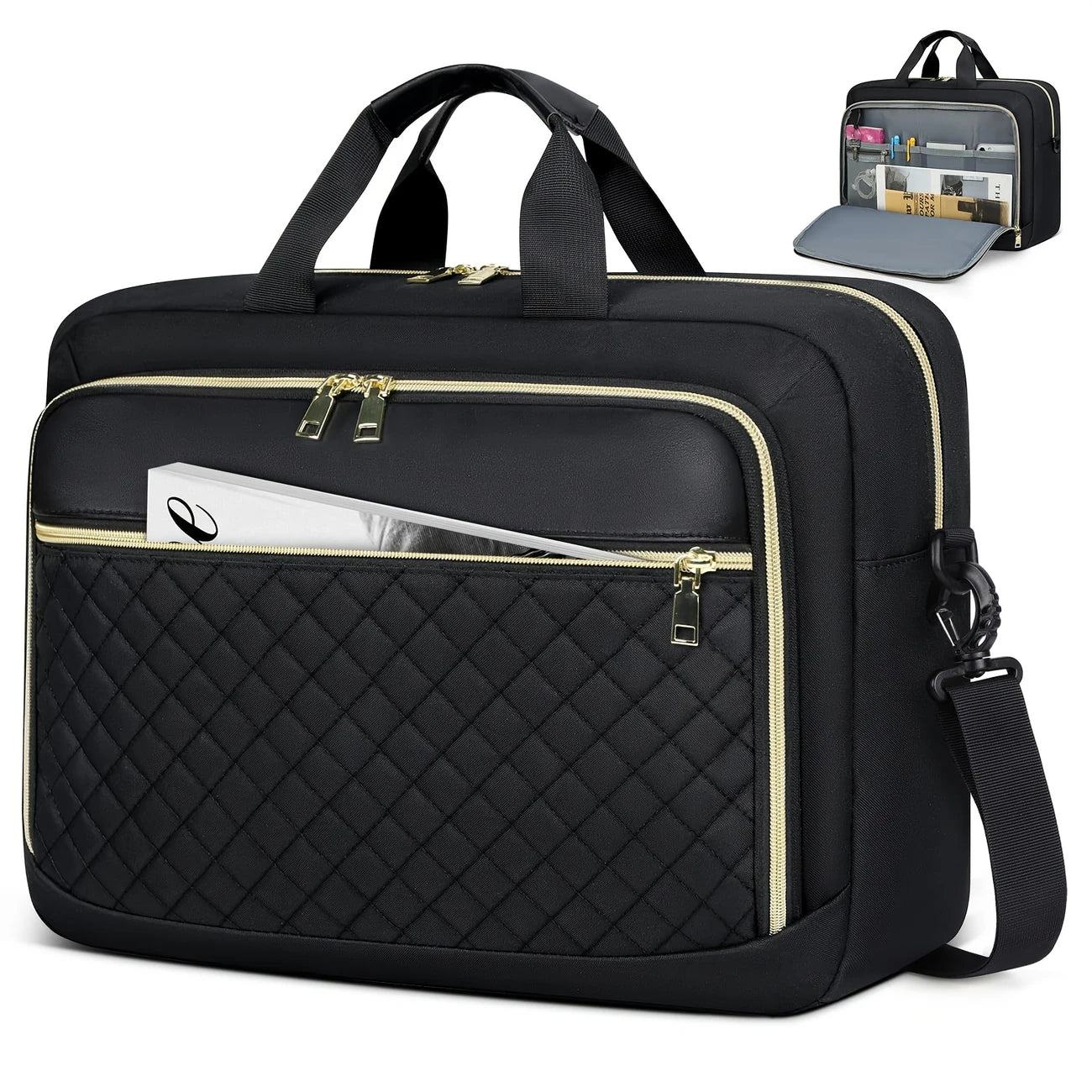 Women Large Laptop Case Computer Bag Work Bag Messenger Bag for Business/Office Travel/College