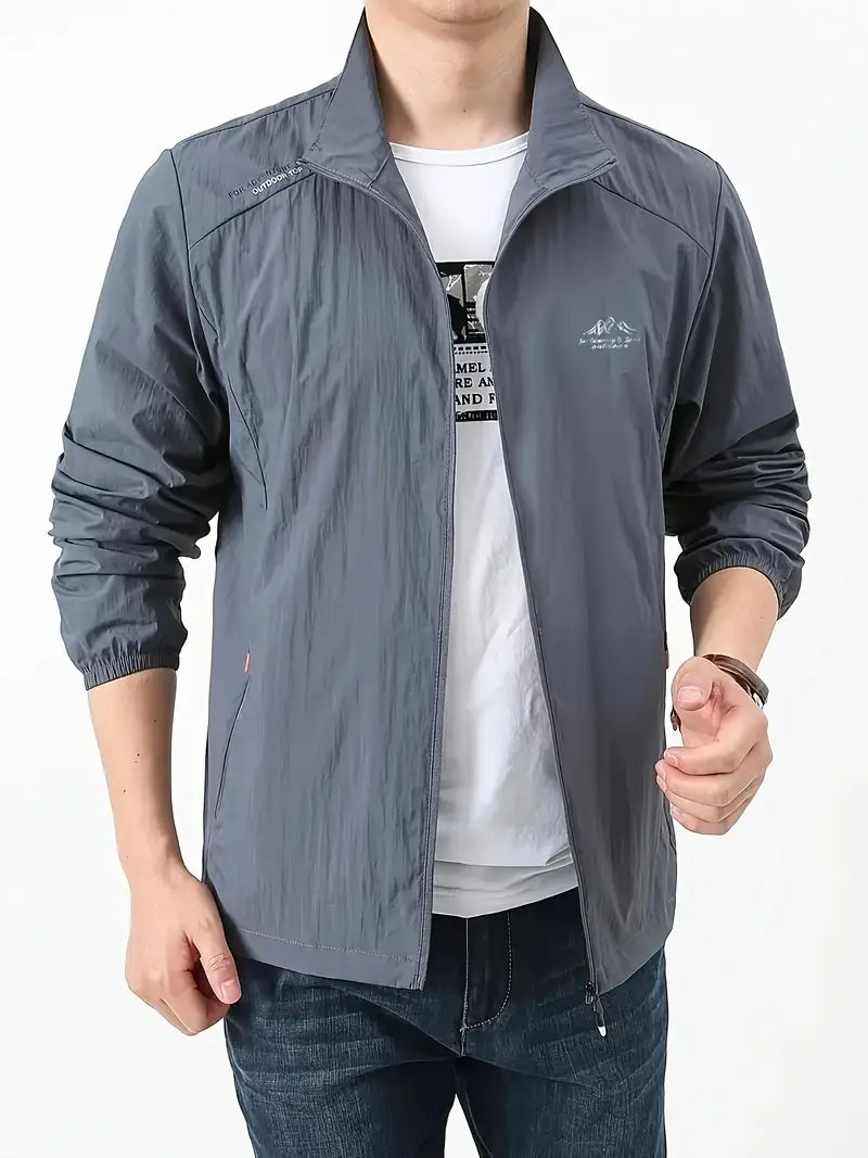 Men's Lightweight Hooded Nylon Jacket