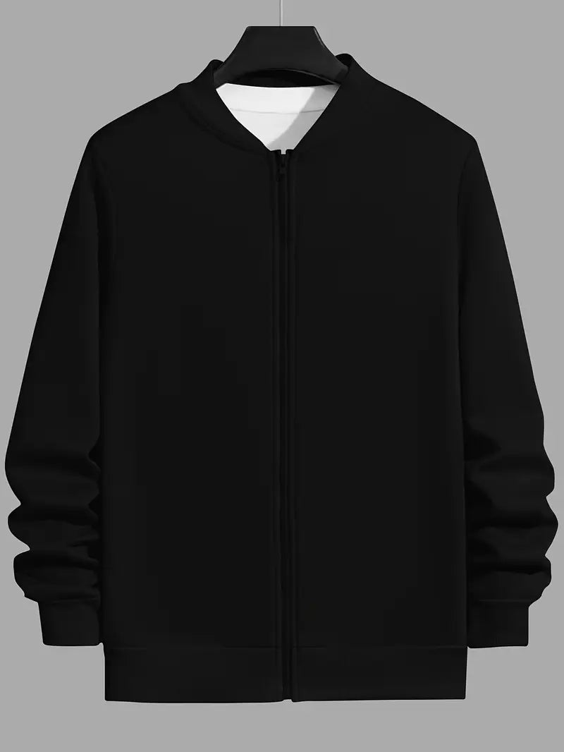 Men's Casual Baseball Collar Jacket for Fall/Winter
