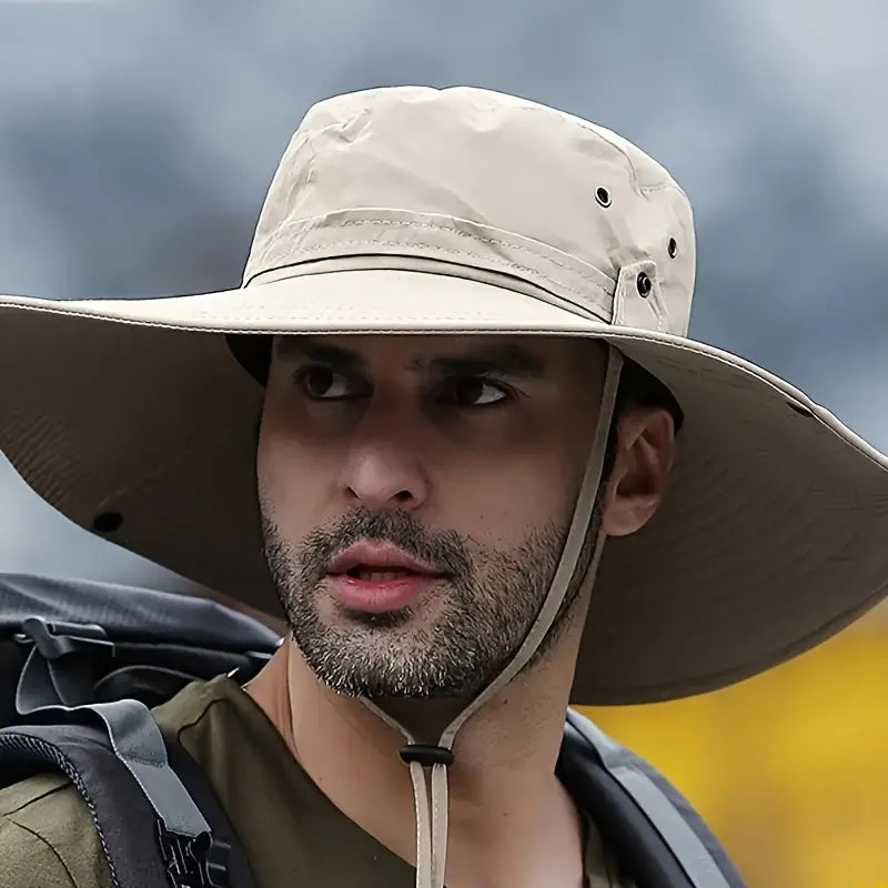 Men'S Outdoor Activities Large Brim Bucket Hat