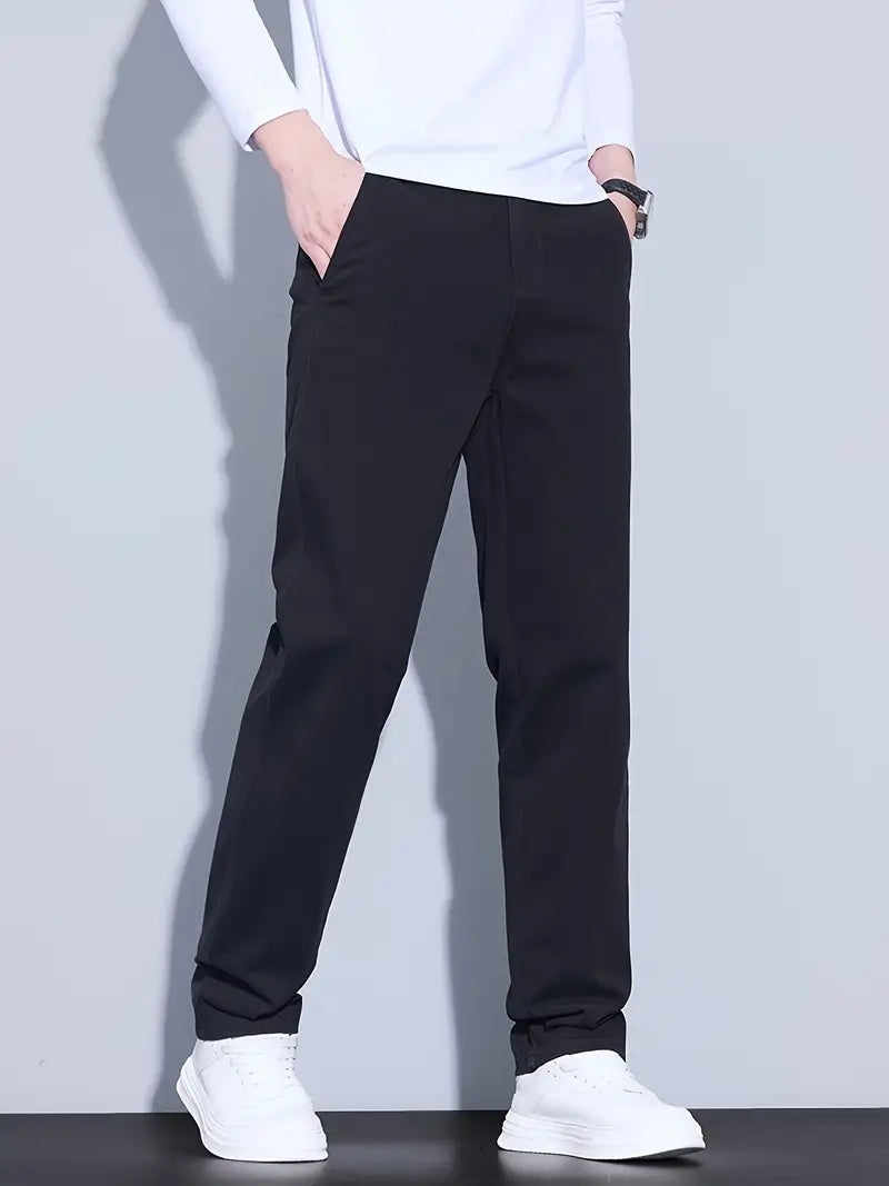 Men'S Classic-Fit Stretch Casual Chino Pants