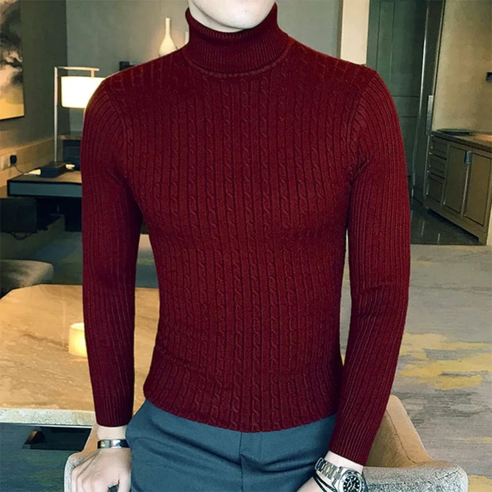 Men’s Slim Fit Turtleneck Sweater