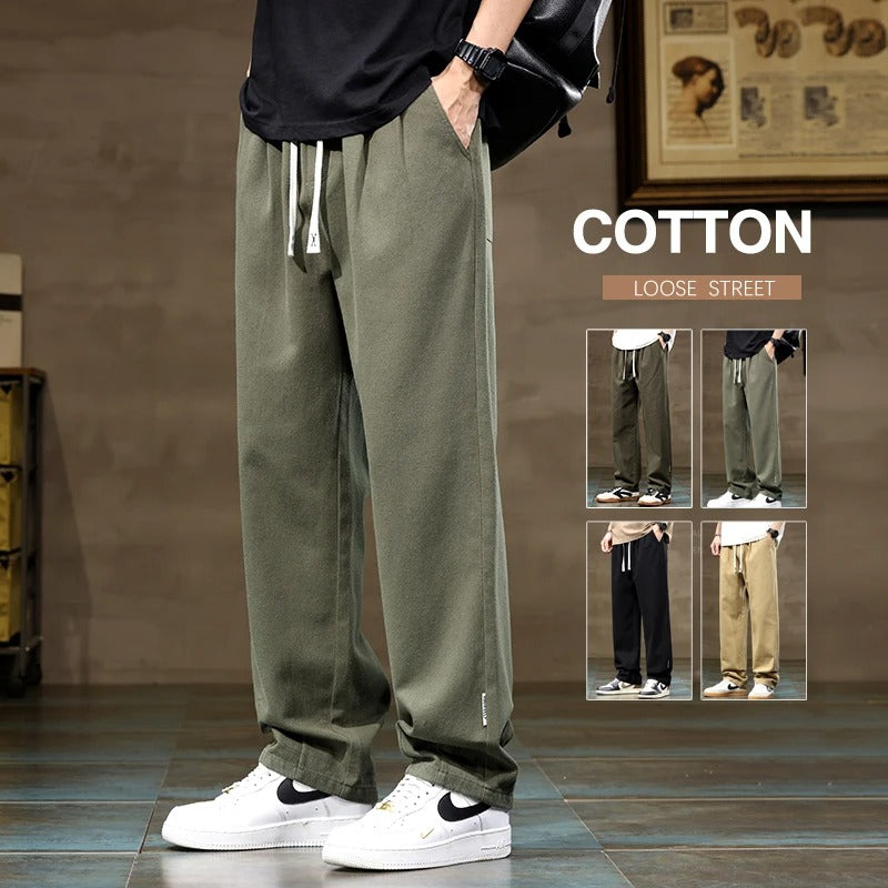 Men's Loose Wide-Leg Trousers