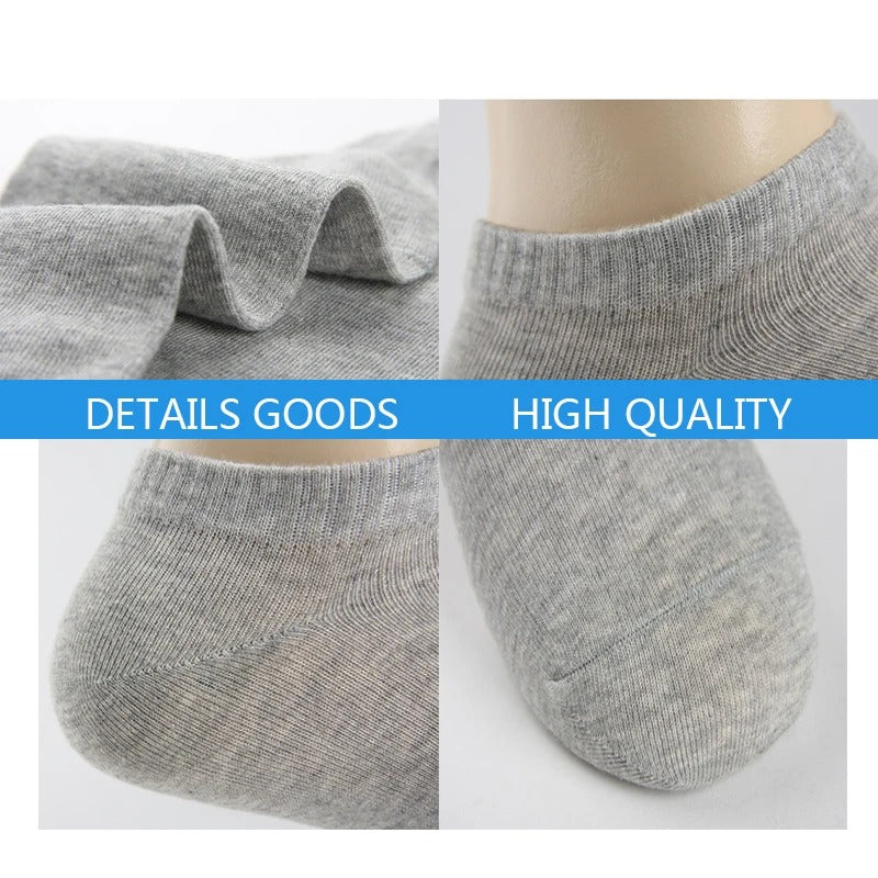 Men’s Summer Boat Socks – 10 Pairs
