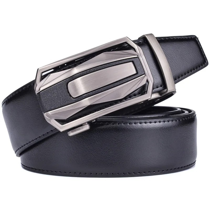 Men's Leather Ratchet Belt – 120cm