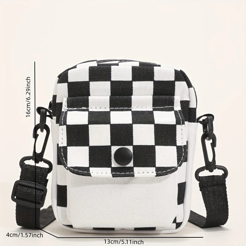 Checkered Crossbody Bagm