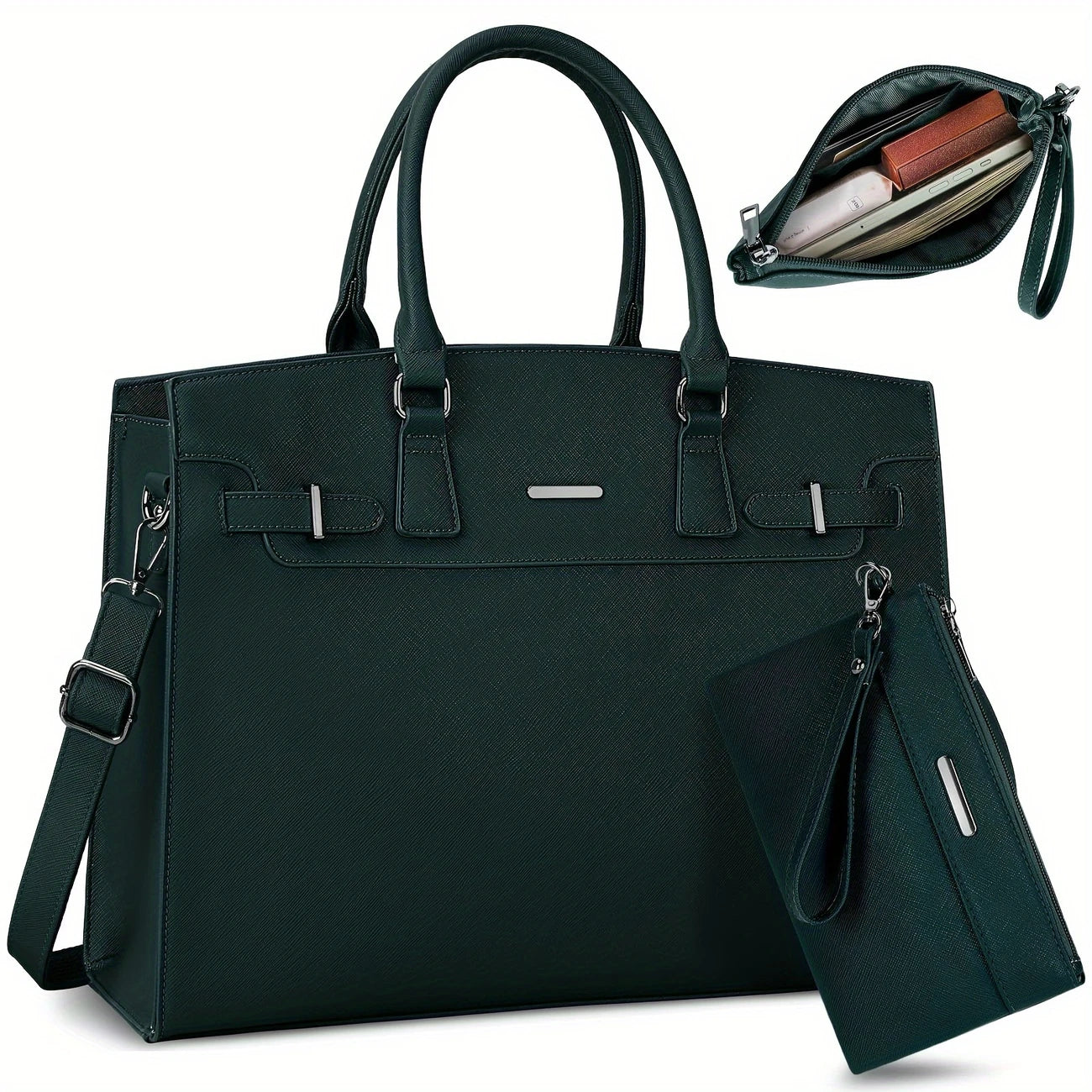 Business Office Bag Professional Briefcase Large Computer Tote Shoulder Bag (for Women)