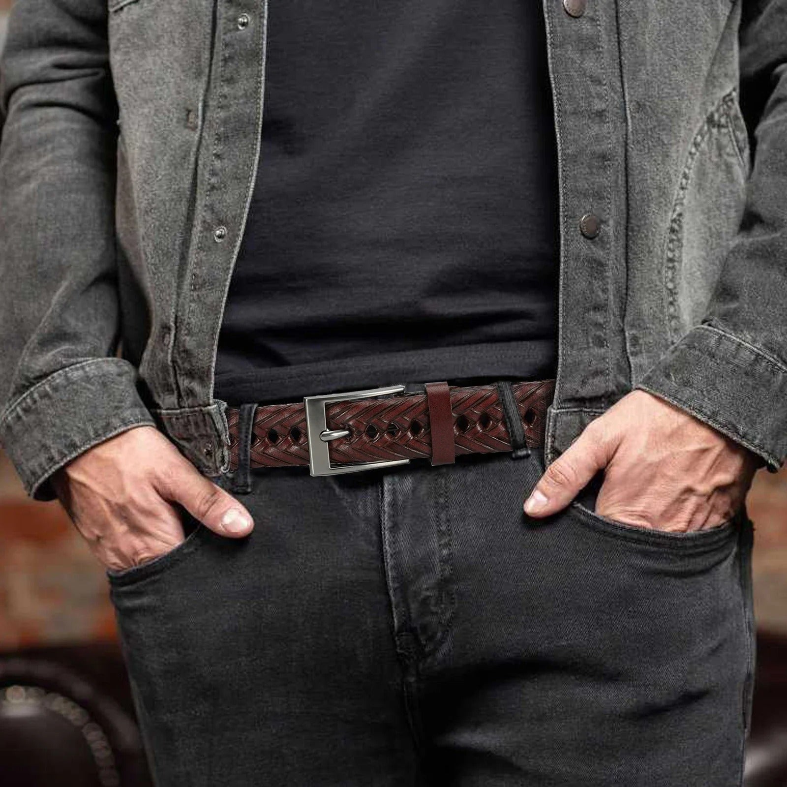 Men's Genuine Leather Belt