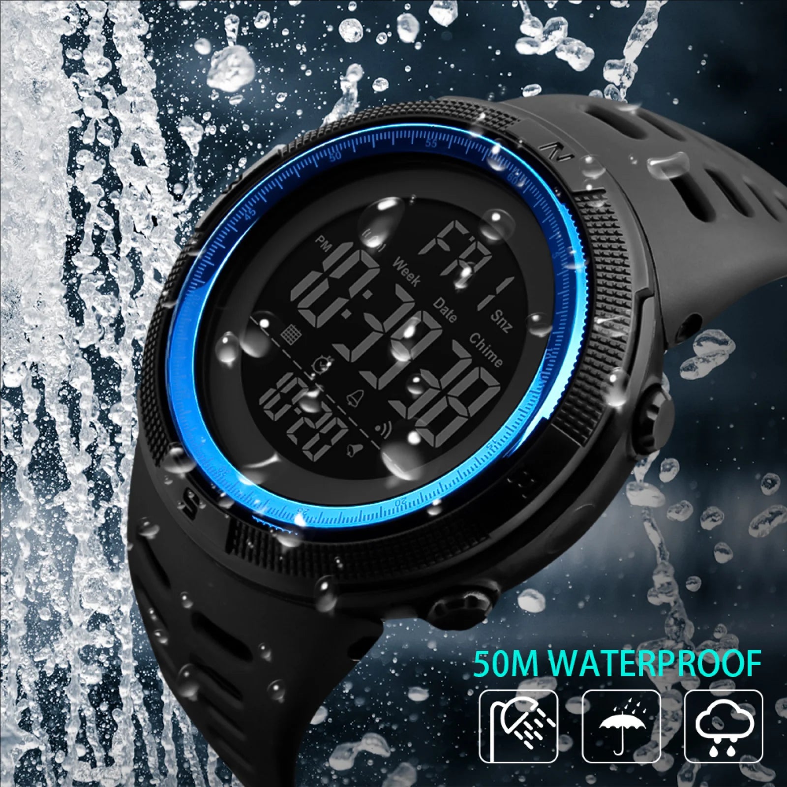 Men's Watch, Waterproof Digital Sport Watch