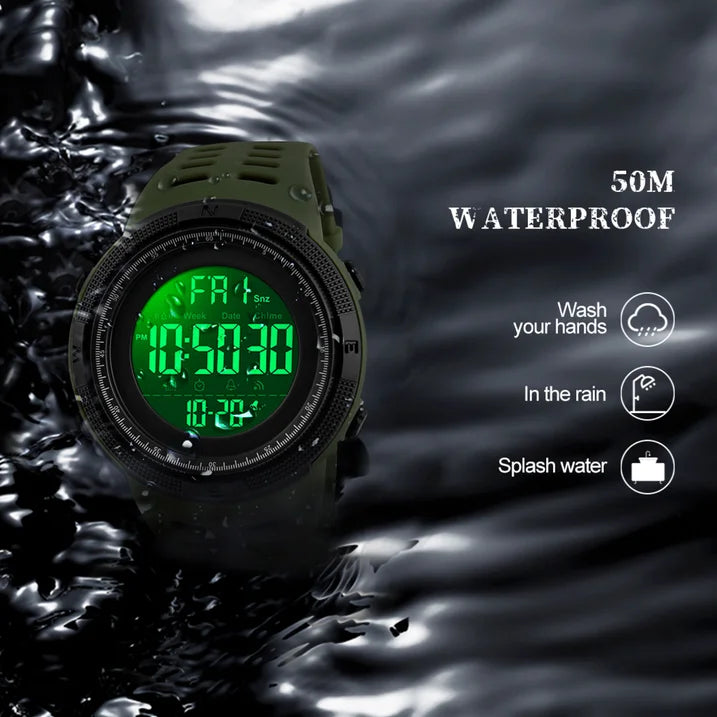 SKMEI Men's Watch, Waterproof Digital Sport Watch