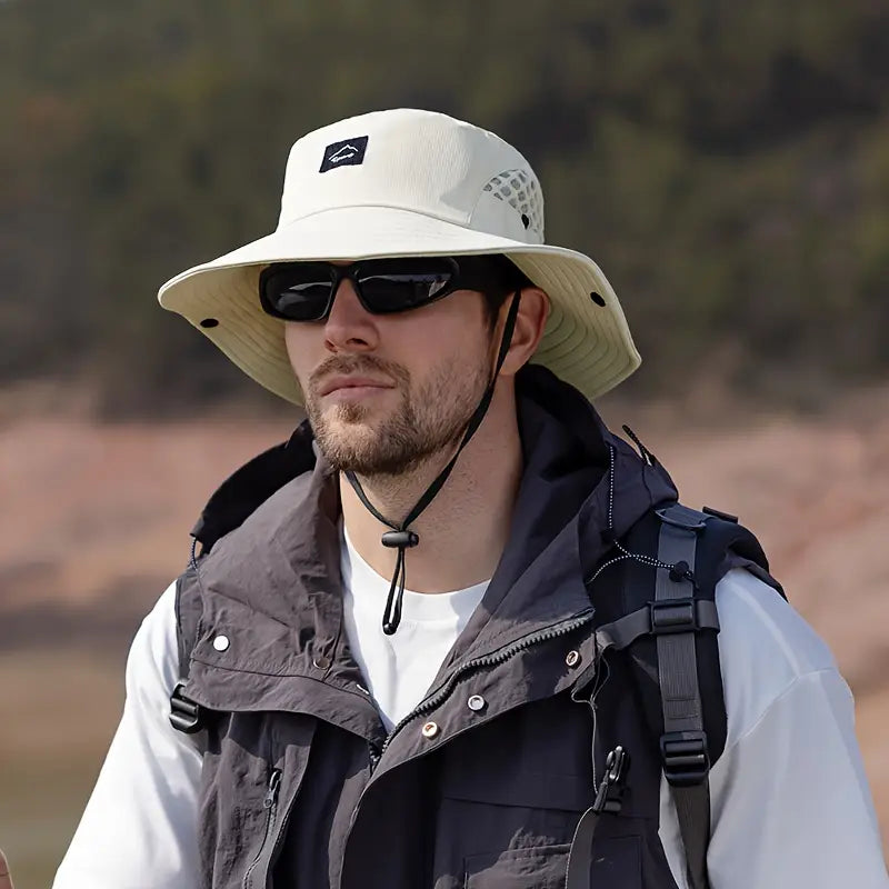 Men's Summer Breathable Wide Brim Sun Hat