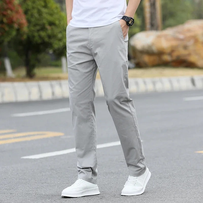 Men’s Slim-Fit Cotton Chino Pants