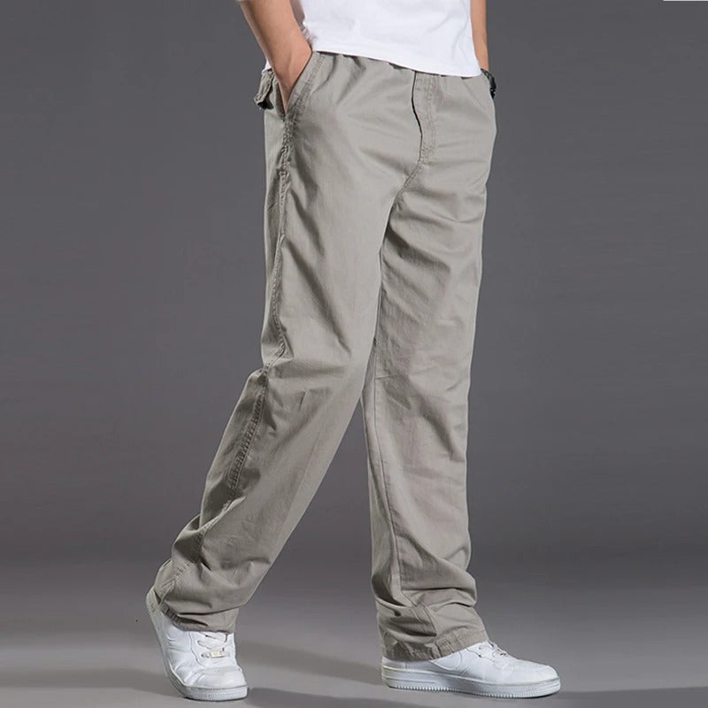 Men’s Cargo Cotton Chino Jogger Pants