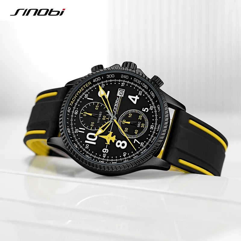 Creative Airplane Chronograph Men's Watch -