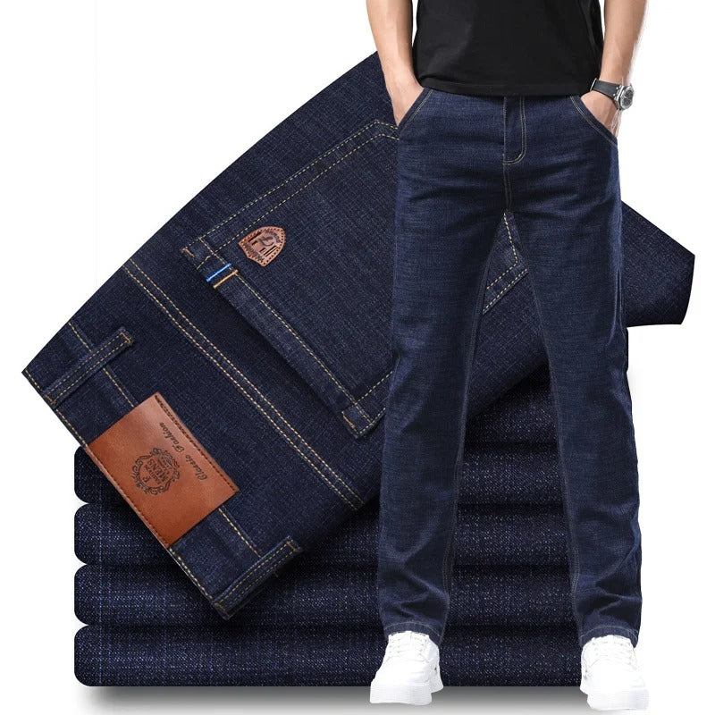 Men’s Stretch Loose Straight Jeans