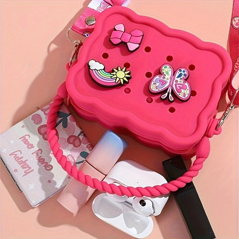Butterfly Silicone Crossbody Bag