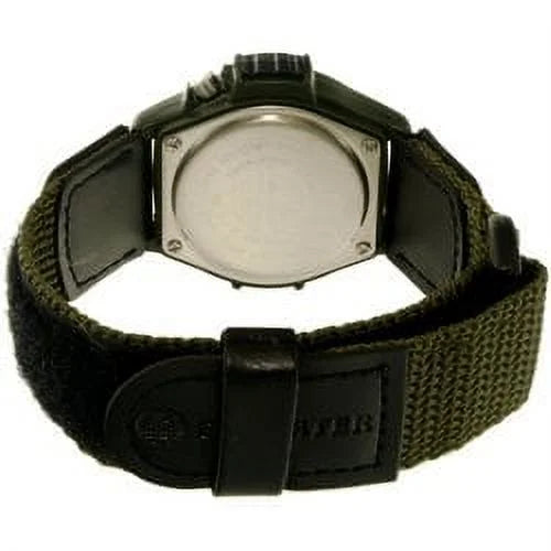 Casio Male 2.81" Sport Cloth Analog Watch, Green