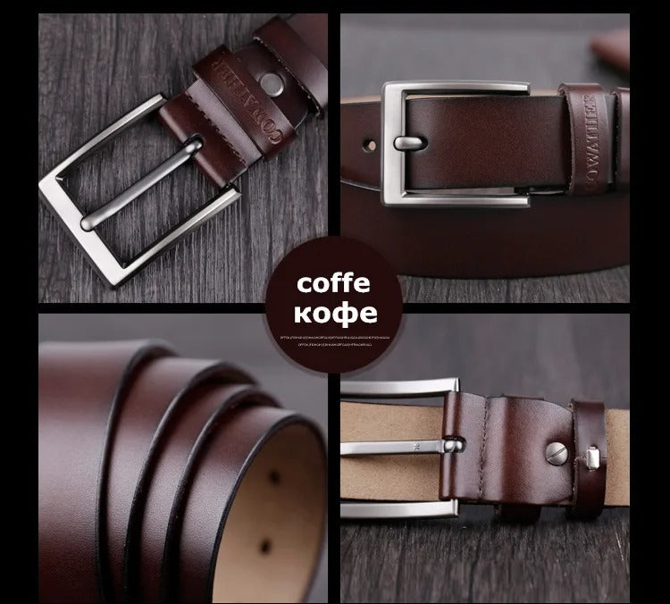 Men's Vintage Genuine Leather Belt – 105cm
