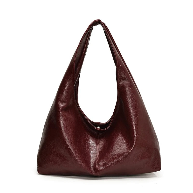 Y2K PU Leather Hobo Bag