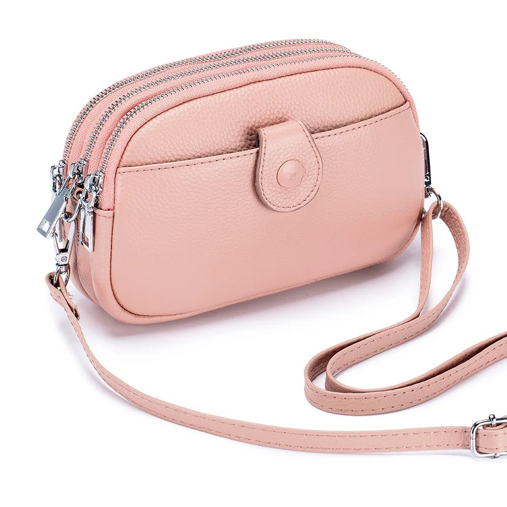 Genuine Leather Mini Crossbody Bag