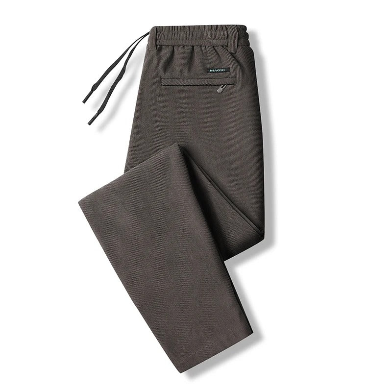 Men's Elastic Waist Casual Trousers