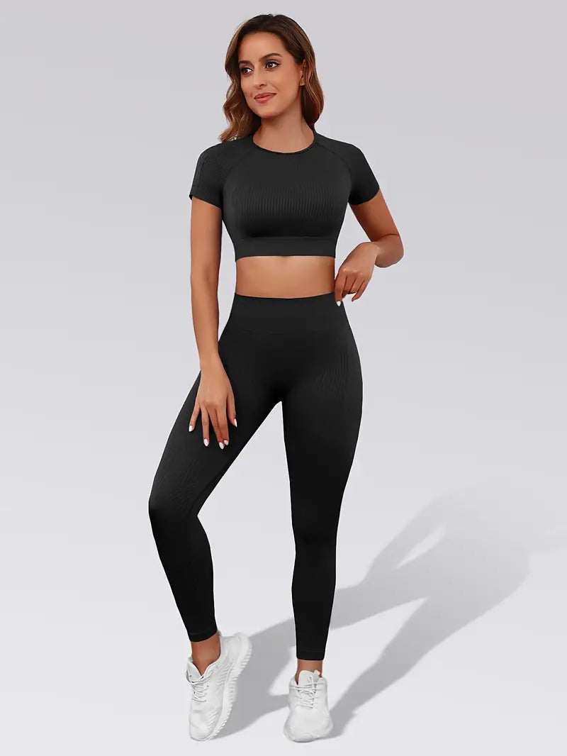 High Waist Yoga Workout Set