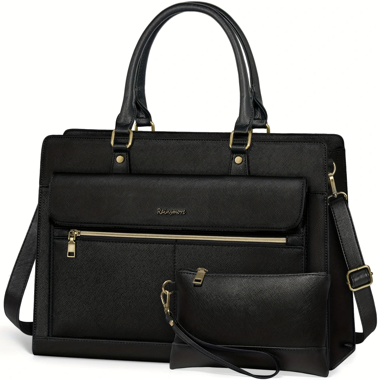 Women 15.6 Inch Laptop Tote Bag Business Office Work Bag Professional Briefcase