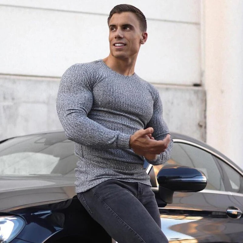 Spring Fashion Men's O-neck Sweaters