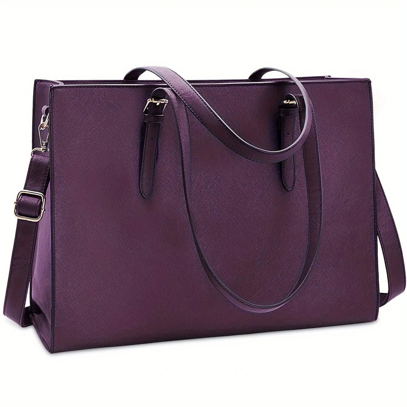 Women Lightweight 15.6 Inch Computer Tote Bag Business Office Briefcase