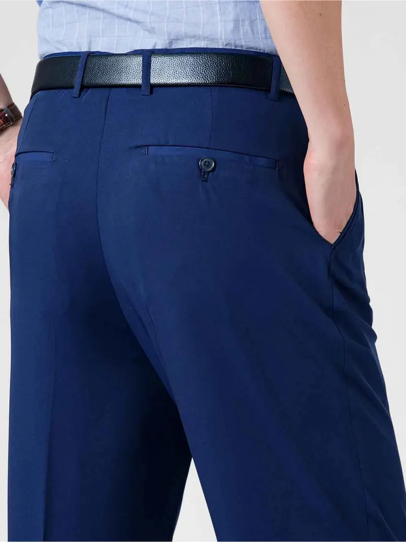 Men’s Lightweight Stretch Casual Chino Suit Pants