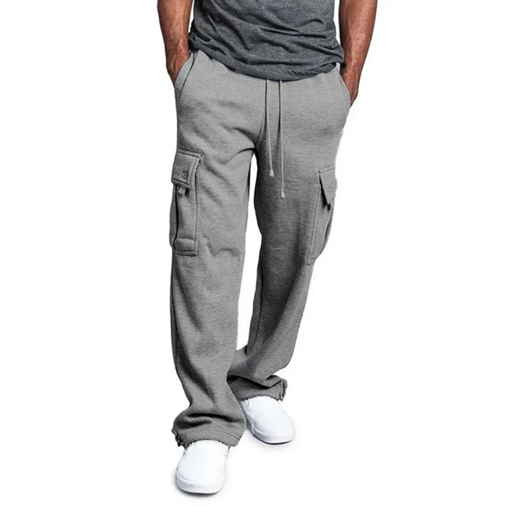 Men's Fleece Cargo Trousers