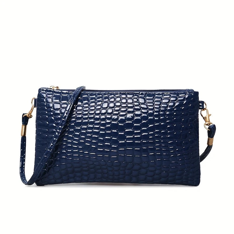 Women'S Crocodile Pattern Crossbody Bag