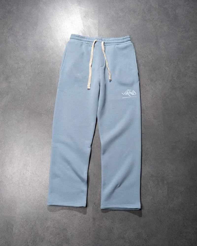 Men's American Street Vintage Alphabet Print Trousers