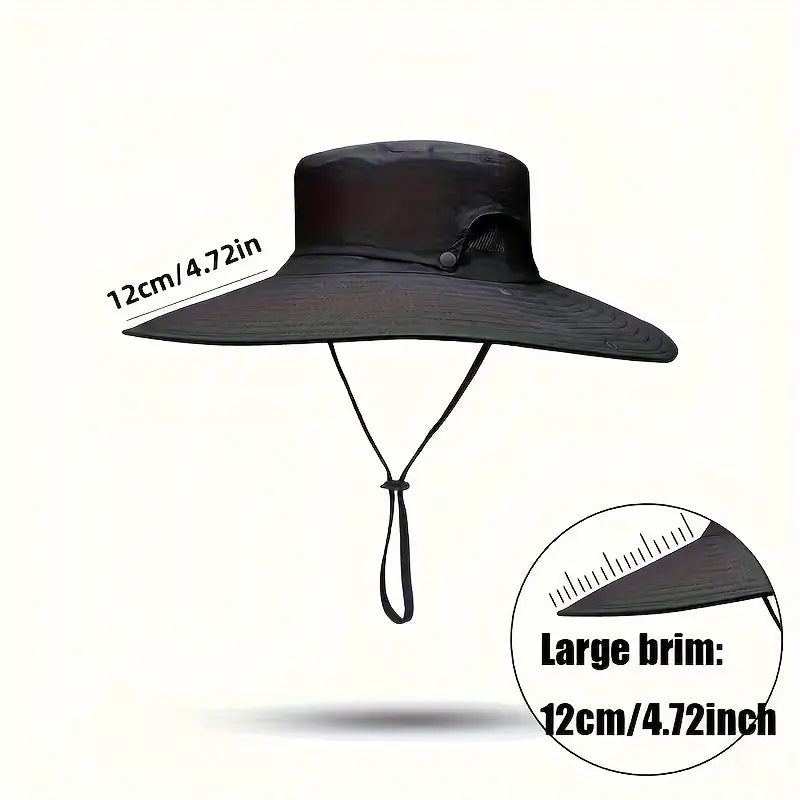 Men'S Outdoor Activities Large Brim Bucket Hat